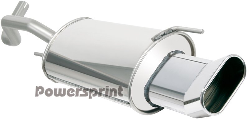 Powersprint Edelstahl Sportschalldämpfer