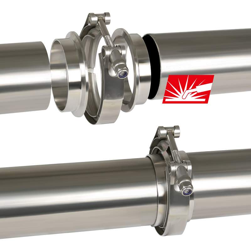Powersprint V-Band-Schellen (Standard)