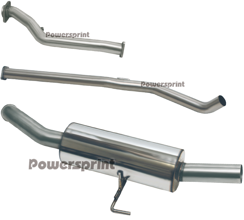 Powersprint Edelstahl Gr. A Rennsportanlage (991815)